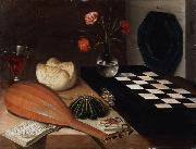 Lubin Baugin Still Life with Chessboard (mk08) oil painting reproduction